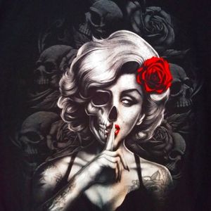 Marilyn Monroe Skull Shirt